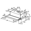 Campana SPAR 6315 FLEXA 60 cm Frente Acero