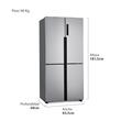 Heladera DREAN DTP458BKRSS0 No Frost T-door 516 Lts Inox 