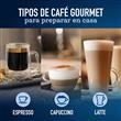 Cafetera OSTER BVSTEM6603B PrimaLatte Automática de Espresso negro metálico
