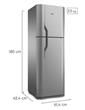 Heladera GAFA HGF388AFP Plata 374lts