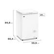 Freezer GAFA FGHI100B-S Horizontal Inverter 117 Lts Blanco