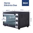 Horno Eléctrico BGH BHE40M23N Duo 40 litros