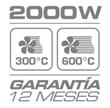Pistola De Calor DAIHATSU PC2000K 2000w Con Maletín Rojo