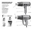 Pistola De Calor DAIHATSU PC2000K 2000w Con Maletín Rojo