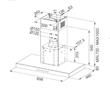 Campana ARISTON AHBS 9.7 F LTI X 90 cm Pared Touch