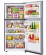 Heladera LG GT57BPSX Freezer Superior Acero Inoxidable Smart 553 Lts Inverter