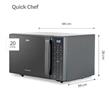 Microondas BGH Quick Chef B120DS20 ECO 20 Lts Silver