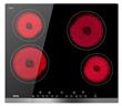 Anafe ATMA CAE3040 Eléctrica Vitrocerámica 4 Hornallas Negro