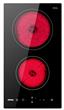 Anafe ATMA CAE3020V Eléctrica Vitrocerámica 2 Hornallas Negro