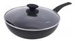 Wok VONNE SELECTA Aluminio Antiadherente 28CM Con Tapa Negro