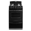 Cocina ESCORIAL CANDOR S2 BLACK 51 cm Respaldo Extraible Gas Natural