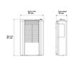 Calefactor COPPENS PELTRE ACERO 2500 TB Sal. Post. Izquierda Opción Lateral Izq