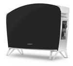 Radiador PEABODY PE-BVC15B Doble Vidrio 1500 Watt De Potencia Negro