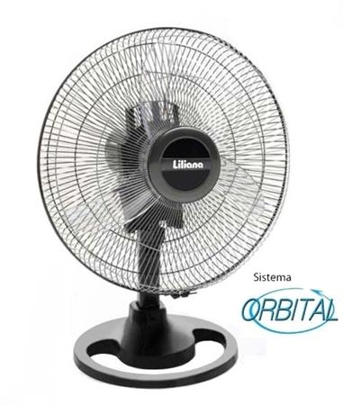 Ventilador LILIANA VSOC16 de Mesa 16" 75w Parrilla Cromada Aspas Transparentes