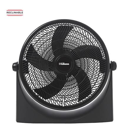 Turbo Ventilador LILIANA VTF18P 18" 75w Reclinable con opción de fijación a pared