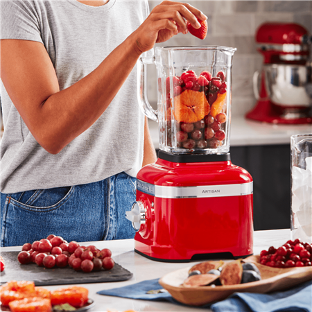 Licuadora KITCHENAID K400 LKSB4026RER 1.4 Lts Con Jarra de Vidrio Rojo