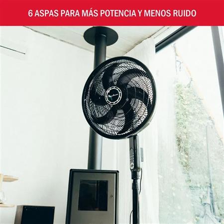Ventilador MOULINEX VE4081B1 de Pie 18" 80w Digital C/ Remoto
