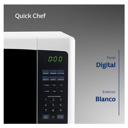 Microondas BGH Quick Chef B228DB9 28 Lts Blanco