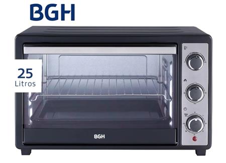 Horno Eléctrico BGH BHE25M23N Duo 25 litros