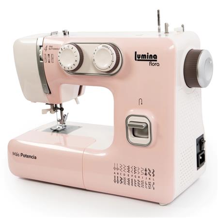 Máquina de Coser LUMINA FLORA Rosa 24 Diseños de Puntada