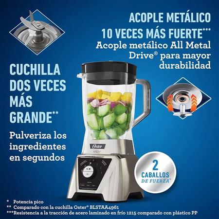 Licuadora OSTER BLST3BC2T XPERT Blend Go Jarra Tritan 2Lts 