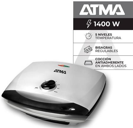 Parrilla ATMA PG4720E Eléctrica Antiadherente 900w