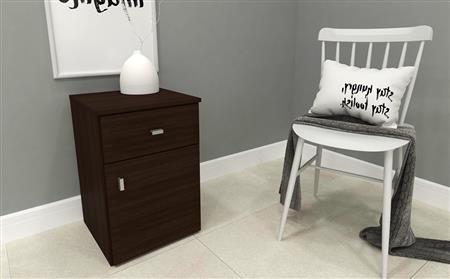 Mesa De Luz PACK MOSCONI 56242 1p 1c - Chocolate  