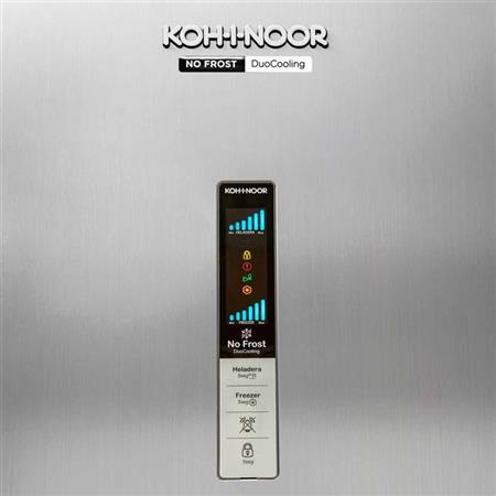 Heladera KOHINOOR KHGA41DI/9 417 lts No Frost DuoCooling Acero Inverter 