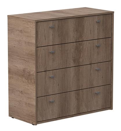 Cómoda MOSCONI NATURE 80798 4 Cajones Nebraska Gris 