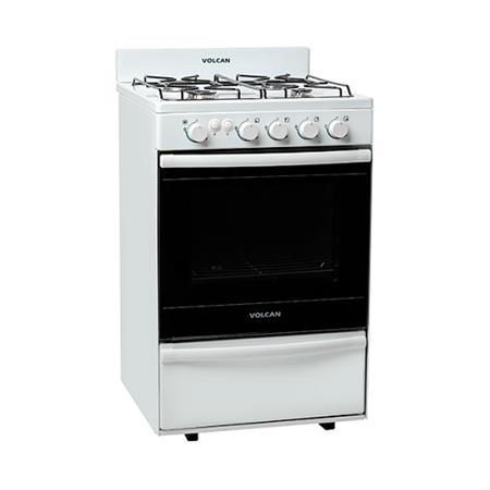 Cocina VOLCAN 87643V 55 Cm 4 Hornallas Blanco