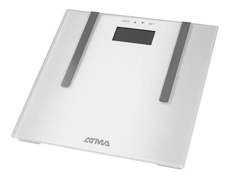 Balanza ATMA BA7604N De Baño Digital Vidrio Templado Hasta 150kg
