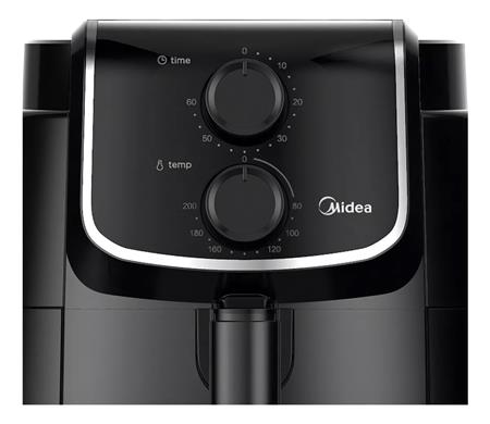 Freidora MIDEA AF-M140BAR1 Sin Aceite 4 lts Manual Negra 