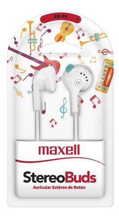 Auricular MAXELL EB95 IN EAR Blanco