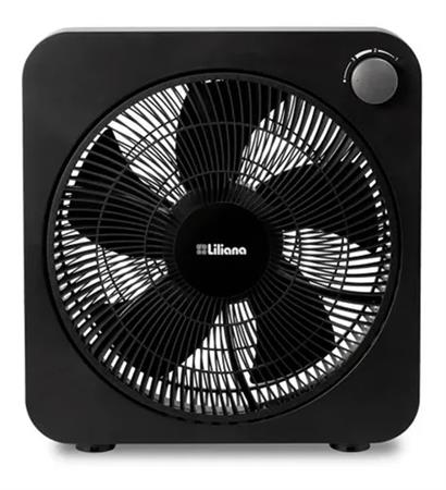 Ventilador LILIANA VVT12 Turbo 12" 55W 3 Velocidades Negro