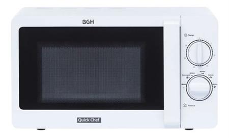 Microondas BGH Quick Chef B120M20 20 Lts Mecánico Blanco 