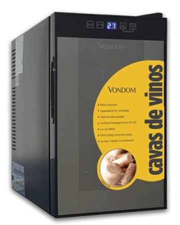 Cava VONDOM T8FLAT NEGRA 8 Botellas