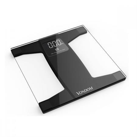 Balanza VONDOM BATH19NEGRA Digital Ultra delgada Negra