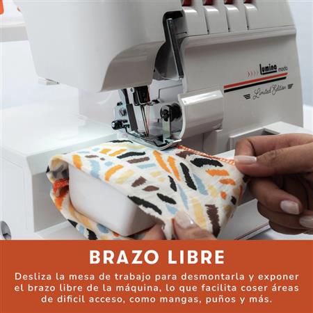  Máquina de Coser LUMINA Moda Overlock