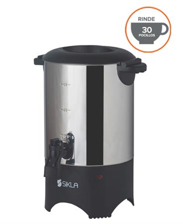 Cafetera De Filtro SIKLA CB-04 30 Pocillos 4,5lts Color Plateado