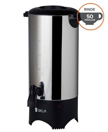 Cafetera De Filtro SIKLA CB-07 50 Pocillos 7lts Color Plateado 