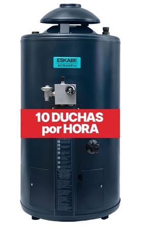 Termotanque ESKABE ACQUAPIU HYBRID4 H700 SV Salida Vertical 700 Lts/h A Gas Alta Recuperación