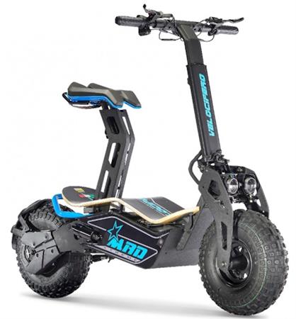 Monopatín MAX-YOU MAD1600 Velocifero Eléctrico Autonomía 40Km Black & Blue 