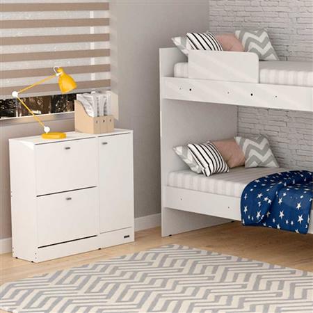 Zapatero MOSCONI 55280 Milenial 2Caj+1 Pta Blanco 