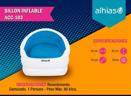 Sillón ALHIAS ACC-103 Inflable