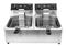 Freidora Industrial TURBOBLENDER TBFR6V2 12LT 220V Acero Inox